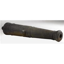 12 pounder Iron Naval Cannon “ Hope Furnace - Rh