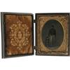 Image 3 : Cased 1/4th Plate Tintype of a Federal Private