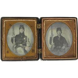 Civil War Father and Son Tintypes