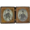 Image 1 : Civil War Father and Son Tintypes