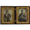 Image 1 : Union Soldier With Rifle Musket ¼ Plate Tintypes
