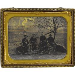 1/2 Plate Tintype 2nd New York Artillery