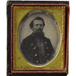 1/9th Plate Ambrotype of a Confederate Officer