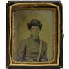 Image 1 : Confederate Soldier With Canteen Tintype