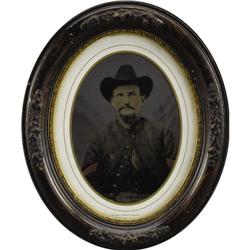 Full Plate Tintype of Civil War Soldier