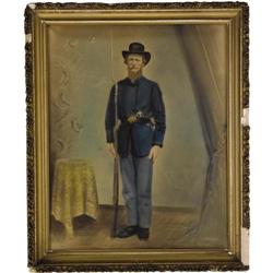 Hand-Colored Photograph of a Union Soldier