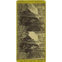 Stereoview of Hancock and Staff Near Richmond
