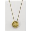 Image 2 : A Union Staff Officer's Button on a Gold Chain -