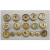 Image 2 : Group 17 Non-dug Massachusetts Militia Buttons