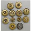 Image 2 : Mixed Group of 12 Non-dug Federal Eagle Buttons