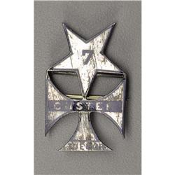 Seventh Cavalry Regimental Badge and Custer ALS