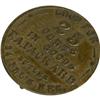Image 1 : F.A. Packard Personal Specimen 25¢ Sutler Token