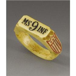 9th Massachusetts Infantry Bone Ring