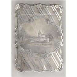 Silver Mitchell and Tyler Calling Card Case