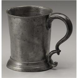 Pewter Mug Inscribed 'Captain Grayson 8th VA' 