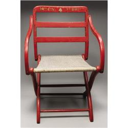 Civil War Camp Chair From Lt. Col Samuel Moore