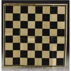 Cloth-backed Paper Game Board