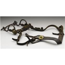 A Rare Confederate Horse Bit With 'C' Rosettes