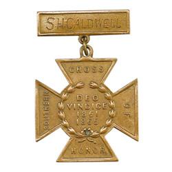 CSA Surgeon Maj Caldwell Southern Cross of Honor