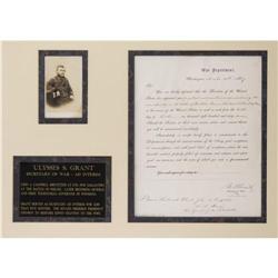 Ulysses S. Grant DS as Secretary of War