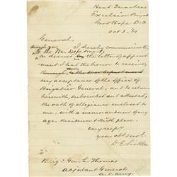 US Gen. Daniel Sickles Autograph Letter Signed