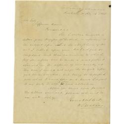 CSA Senator Wm S Oldham of TX ALS to Jeff Davis