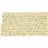 Image 2 : Jefferson Davis Autograph Note Signed "J D"