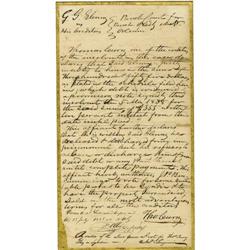Judah P. Benjamin Document Signed