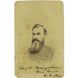 Confed. Brig. Gen. Benjamin Humphreys Signed CDV