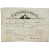 Image 2 : Commission Documents Soldier in the 5th NY Cav.