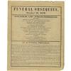 Image 1 : Robert E. Lee "Funeral Obsequies" Broadside