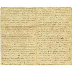 Interesting Content Civil War Autograph Letter
