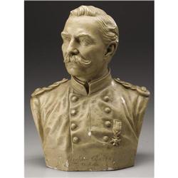 A Plaster Bust of Union General Henry F. Clarke 