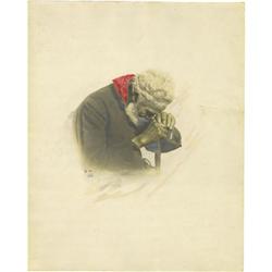 Hand-Colored Print of Former Slave Joe Warren 