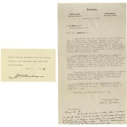 Gettysburg Address Letters and Signatures 