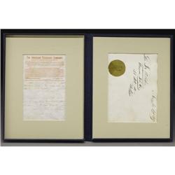 Lincoln Assassination Telegram, Possibly the 1st 