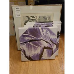 Tiger print and 4 Art pieces B