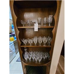 Cross & Olive Crystal Stemware & Decanter B