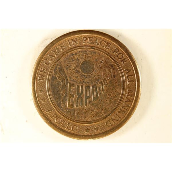 1 1/2'' EXPO 70 OSAKA JAPAN MEDAL USA APOLLO