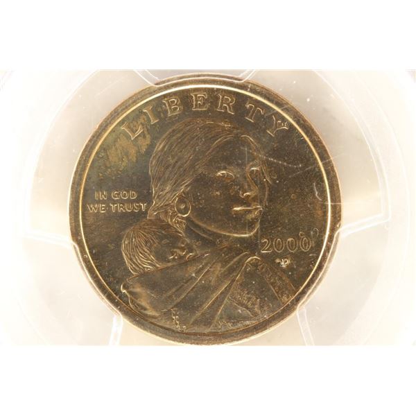 ERROR 2000-P SACAGAWEA DOLLAR PCGS MS65