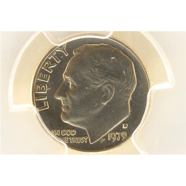 1979-D ROOSEVELT DIME PCGS MS66