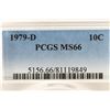 Image 3 : 1979-D ROOSEVELT DIME PCGS MS66