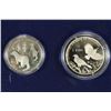 Image 1 : 1993 SAN MARINO 2 COIN SILVER PROOF SET
