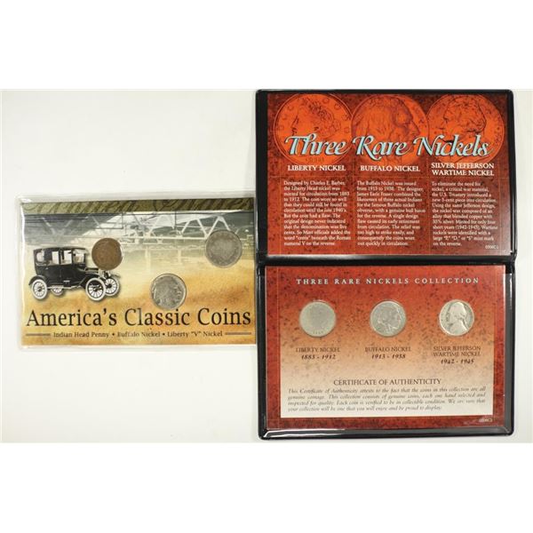 2 US COIN SETS #1-AMERICAS CLASSIC COINS WITH