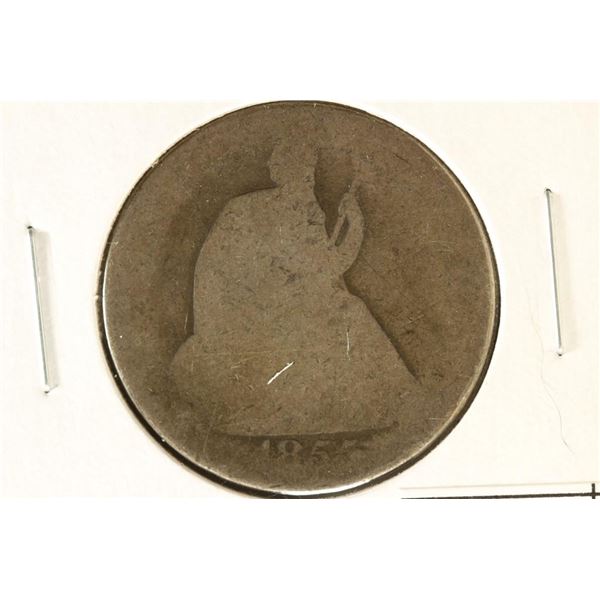 1855-O SEATED LIBERTY HALF DOLLAR