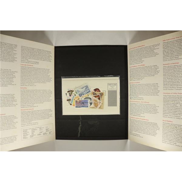 1977 USPS MINT SET OF COMMEMORATIVE STAMPS