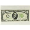 Image 1 : 1928-B US $10 FRN GREEN SEAL CRISP WITH FOLDS