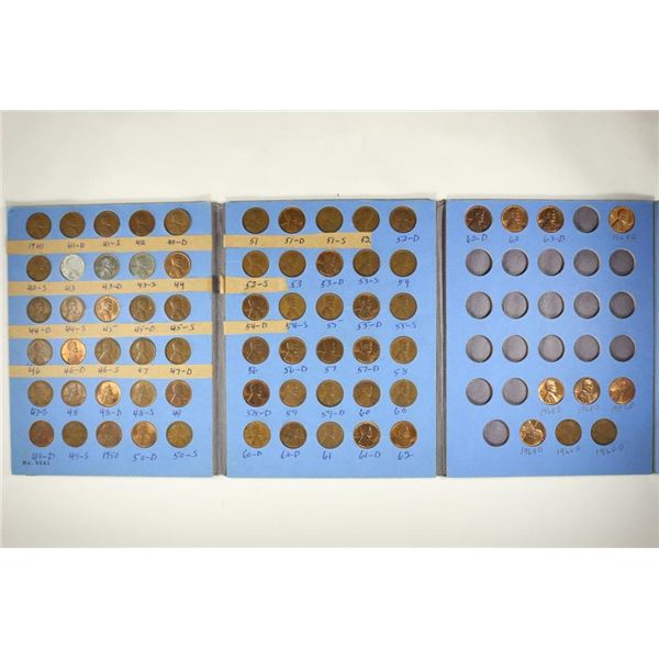 2 ALBUMS WITH LINCOLN CENTS 132 COINS