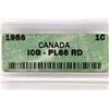Image 3 : 1956 CANADA ONE CENT ICG PL66RD