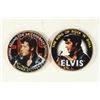 Image 1 : 2-ELVIS PRESLEY COLORIZED KENNEDY HALF DOLLARS